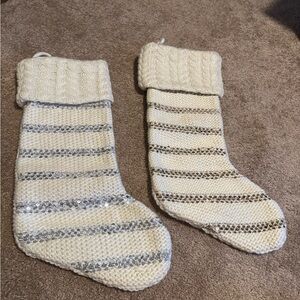 Silver and gold stockings